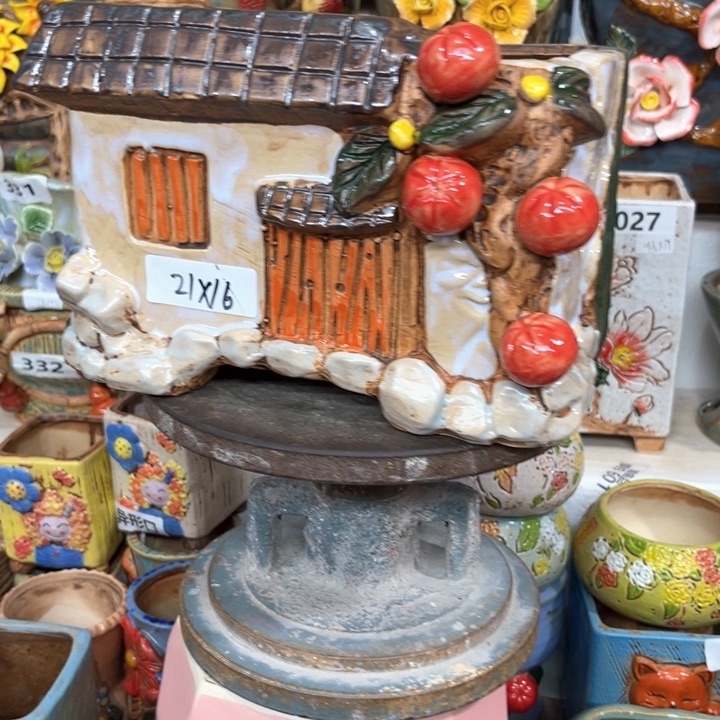 紫砂花盆粗陶材质多肉花盆