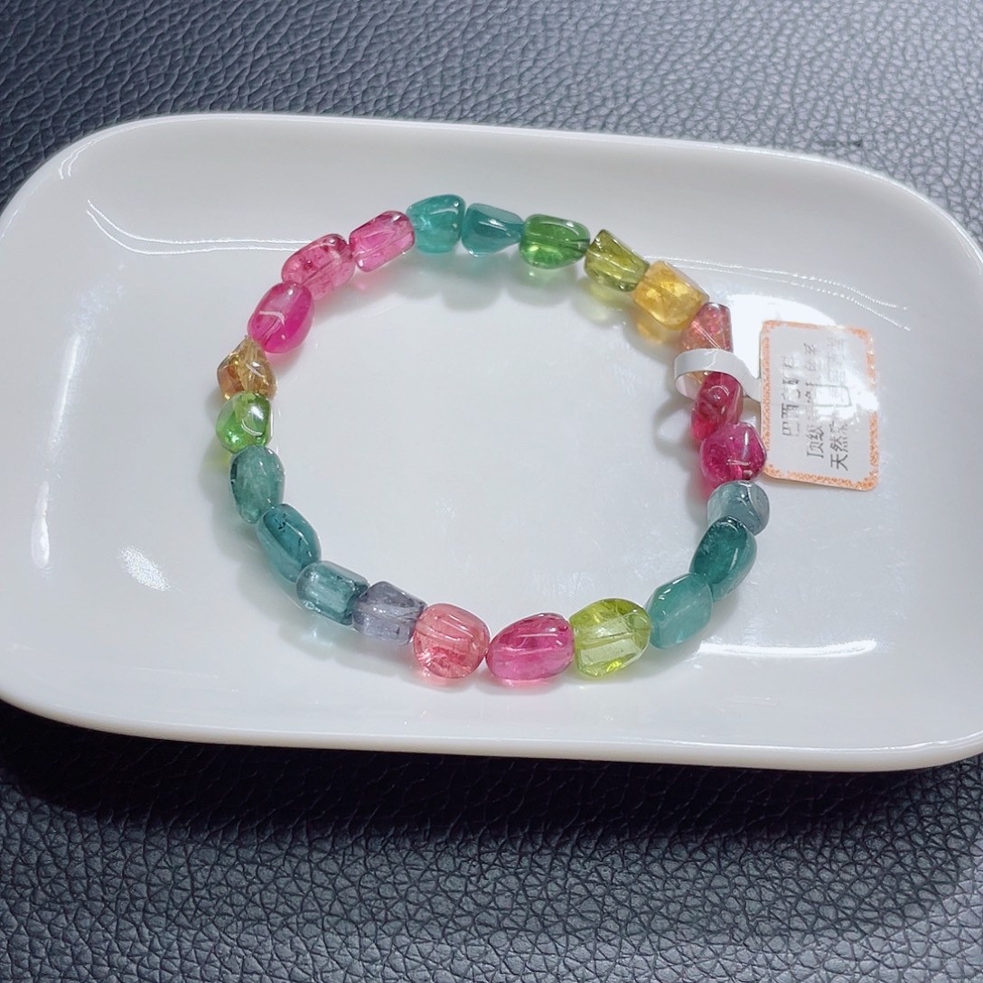 未镶嵌手链碧玺碧玺手链