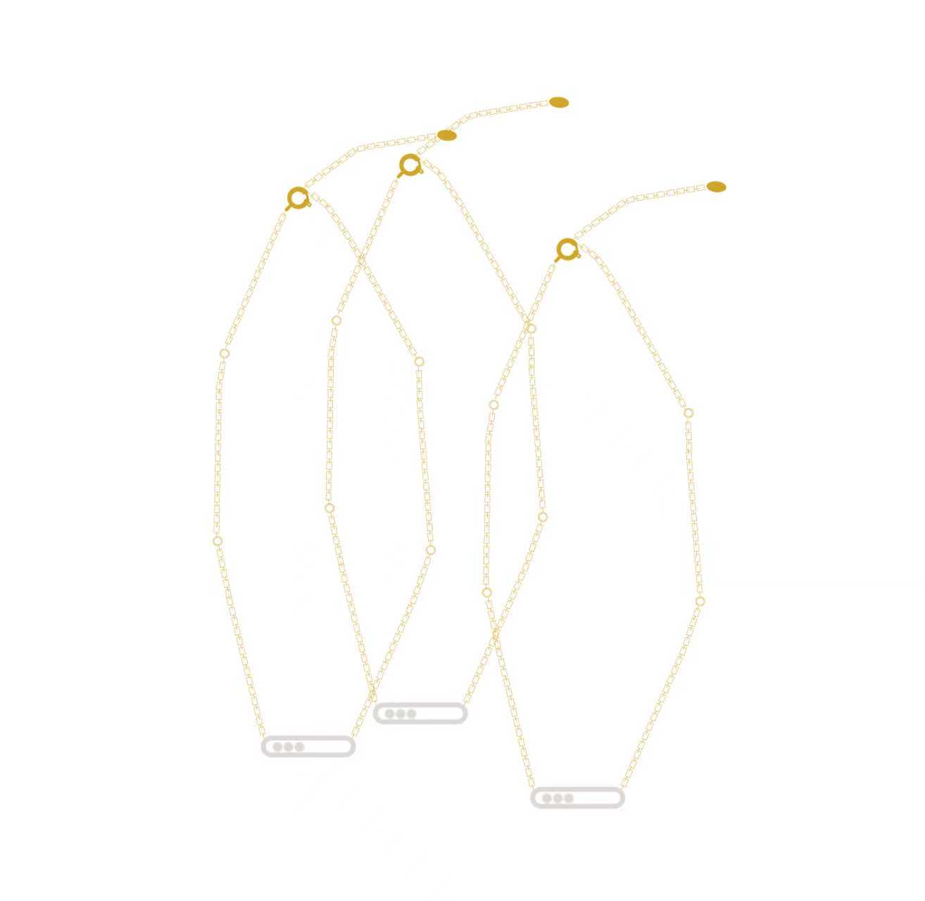 铜合金贝壳项链  3#3#3#算盘珠 系列 项链 手链 手镯时尚