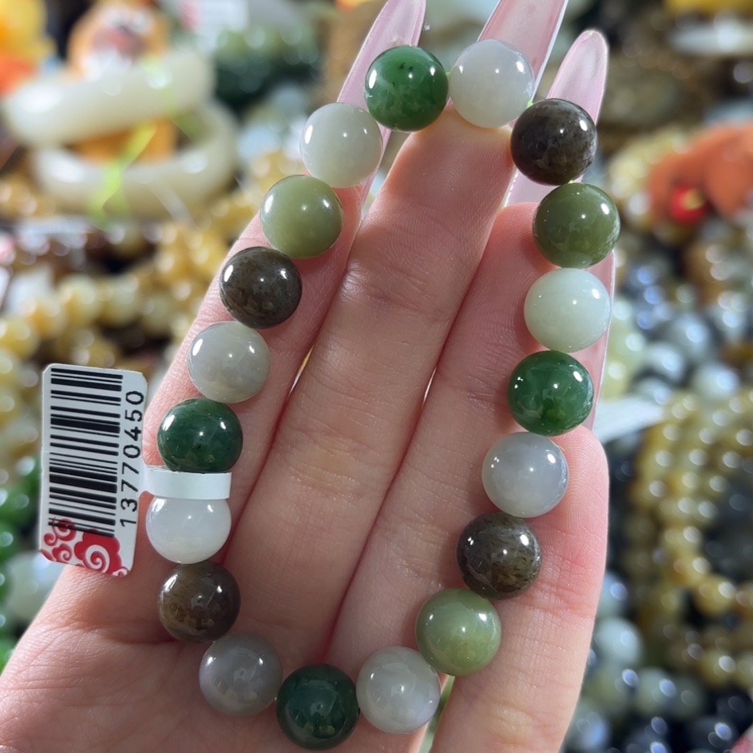 和田玉未镶嵌手链113