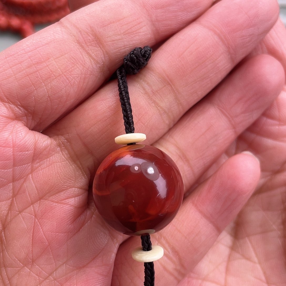 南红玛瑙手链未镶嵌