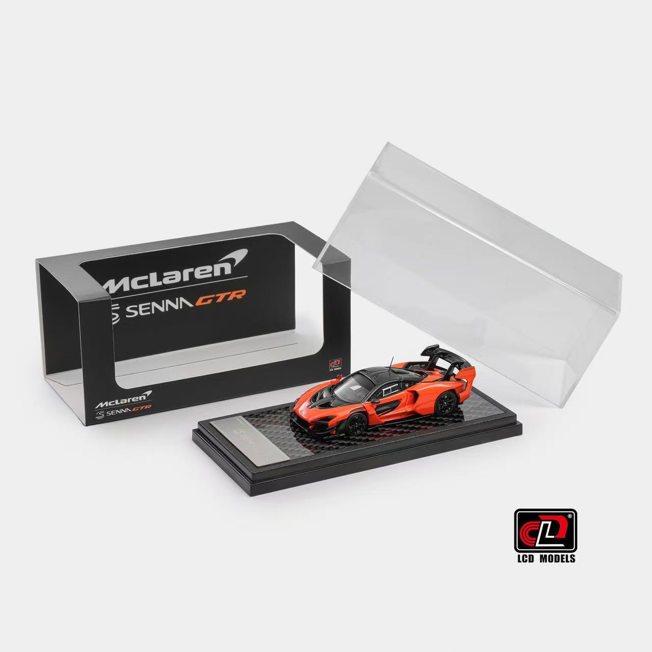 LCD 1:64 迈凯伦塞纳 McLaren Senna GTR 仿真合金车模 木瓜橙