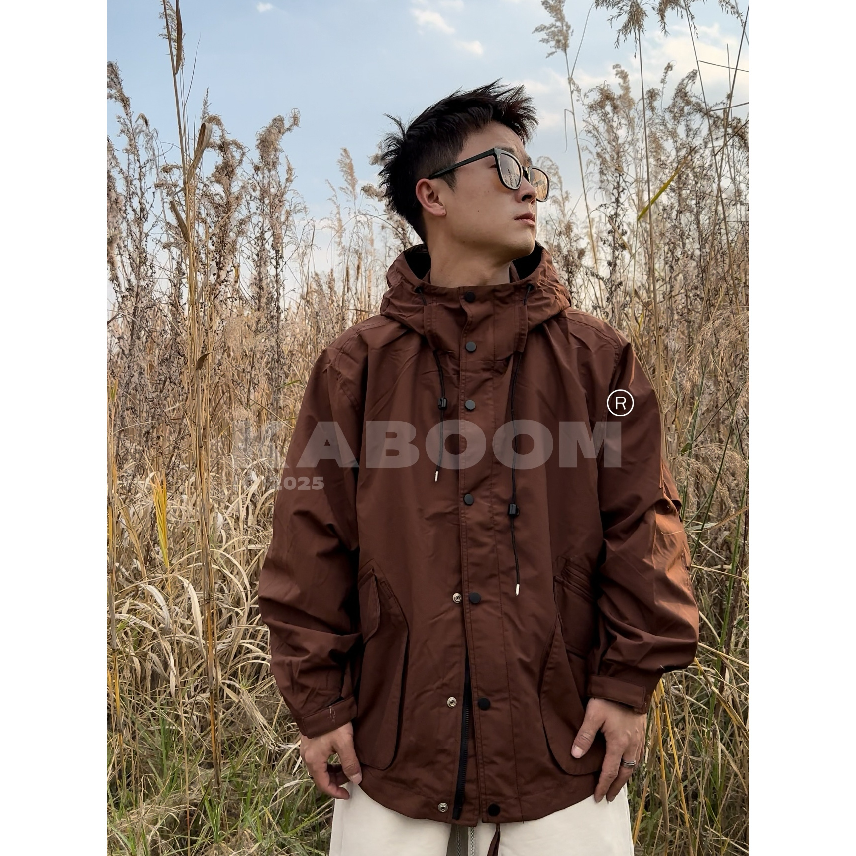 2025新款春夏夹克冲锋衣18239简单休闲百搭日常男