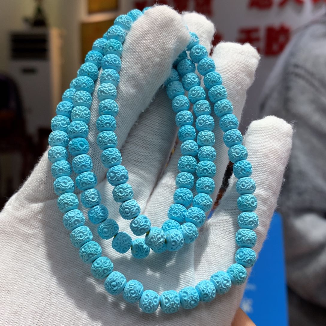 绿松石长链未镶嵌