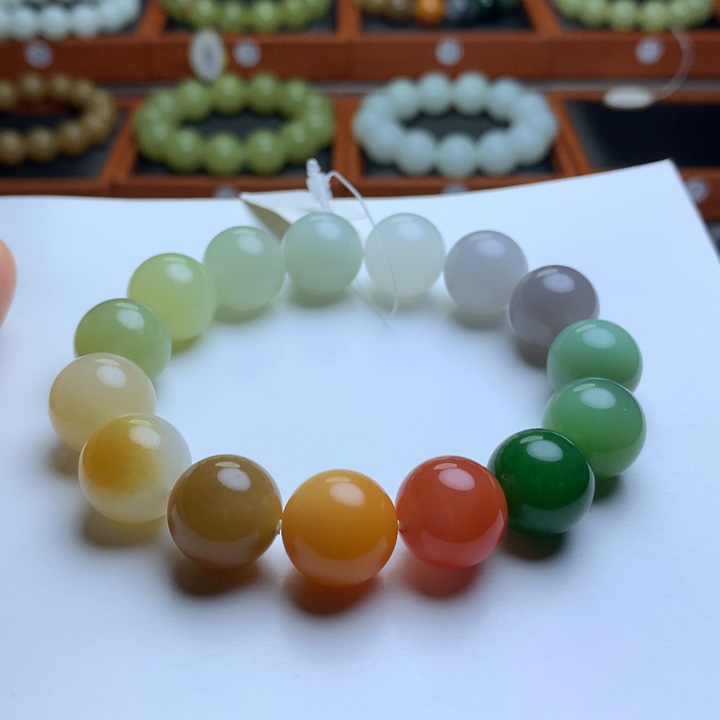 和田玉手串未镶嵌