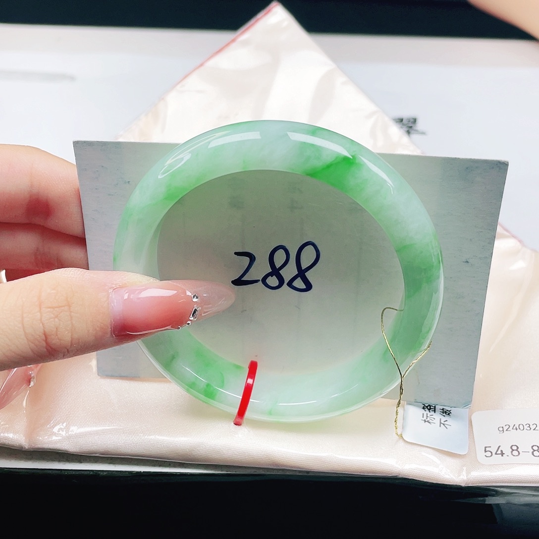 未镶嵌手镯翡翠54+