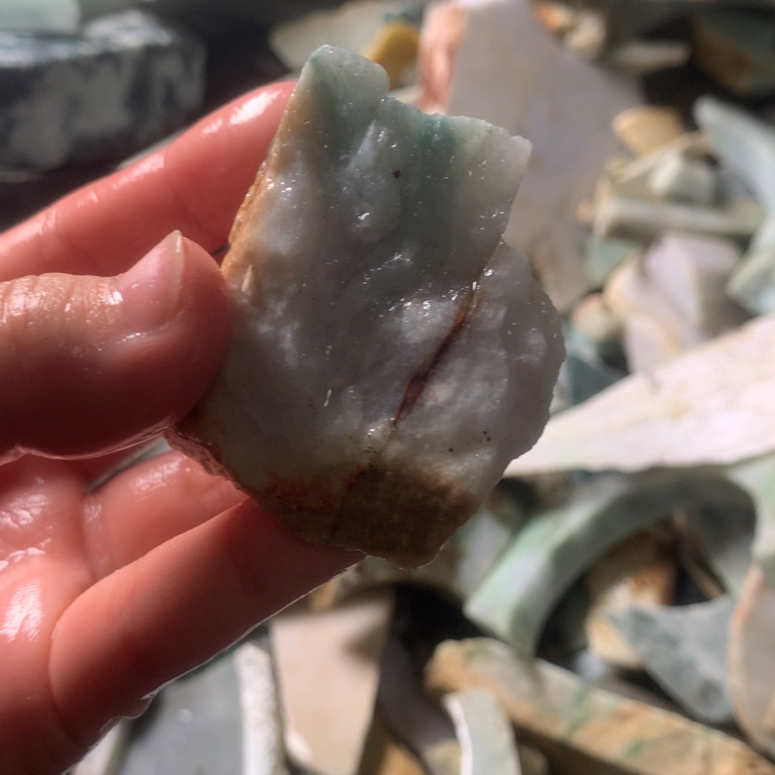 翡翠颈饰未镶嵌缅甸翡翠