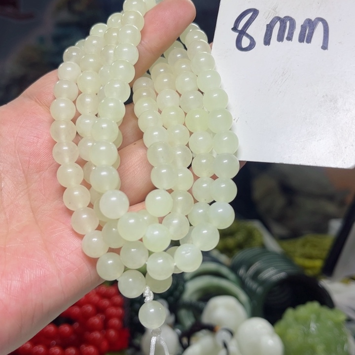 蛇纹石玉颈饰多样性发货未镶嵌