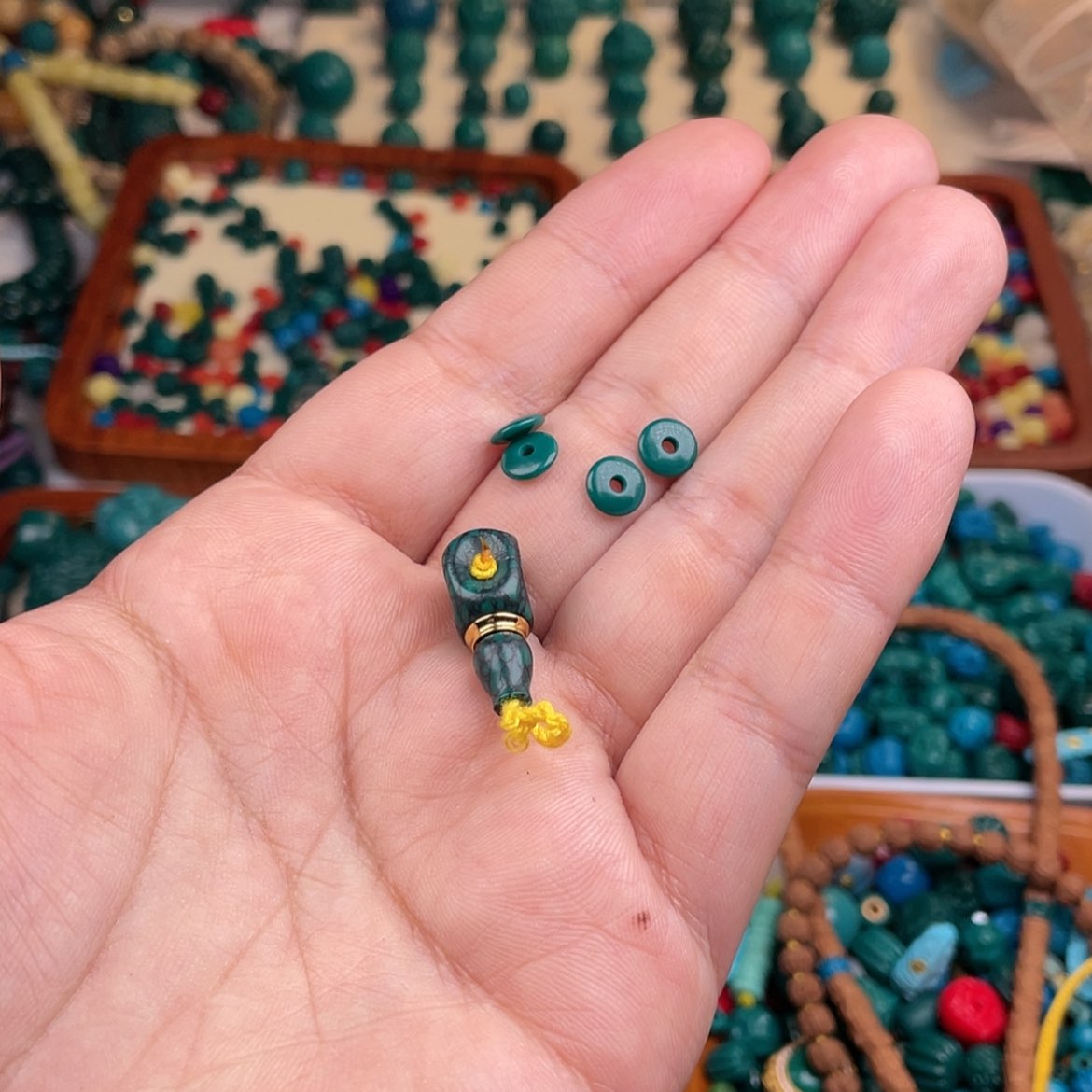 【闪购商品】琉璃非金属三通，隔片7四个