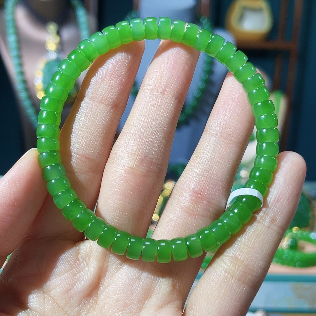 和田玉（碧玉）手串未镶嵌