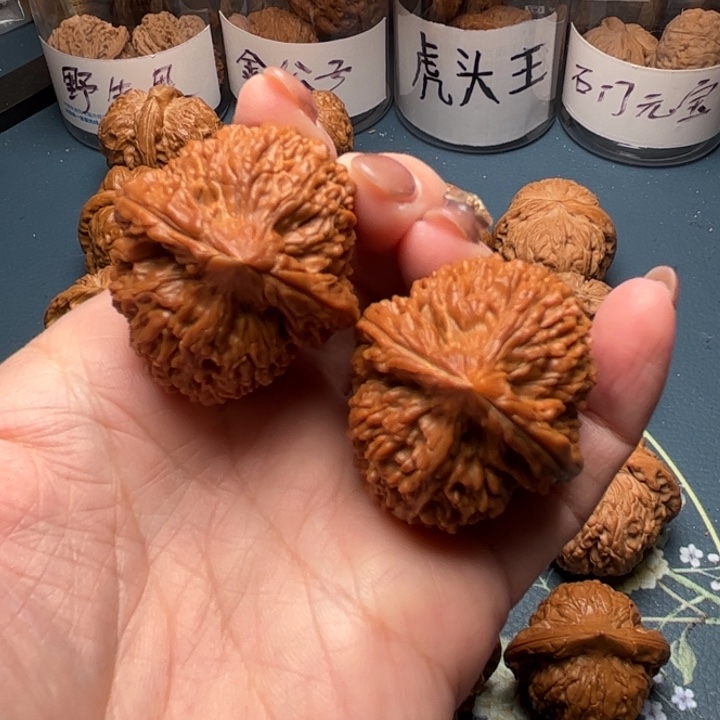 文玩核桃把件36蒜头