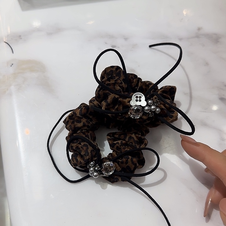 三醋酯纤维豹纹发圈定制-86