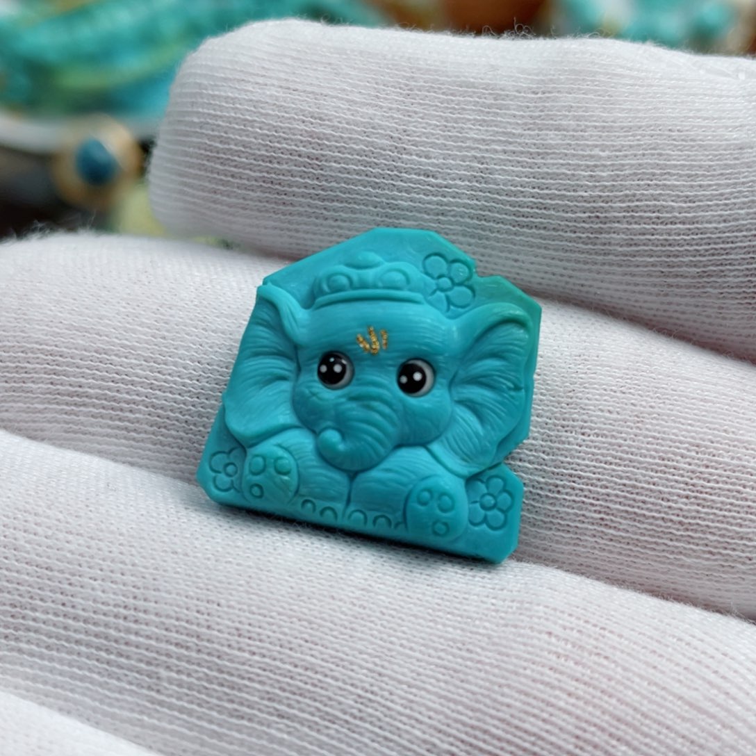 绿松石珠宝奇石未镶嵌