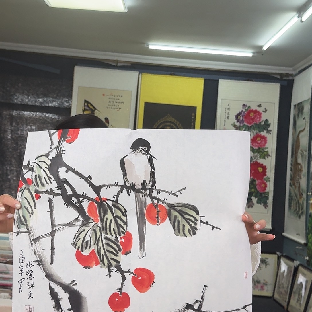 纯手绘国画作品作品