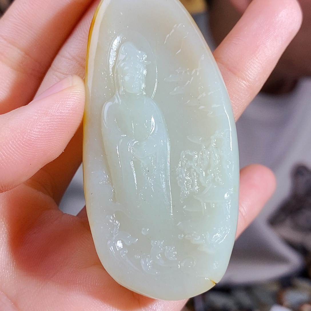 和田玉颈饰未镶嵌