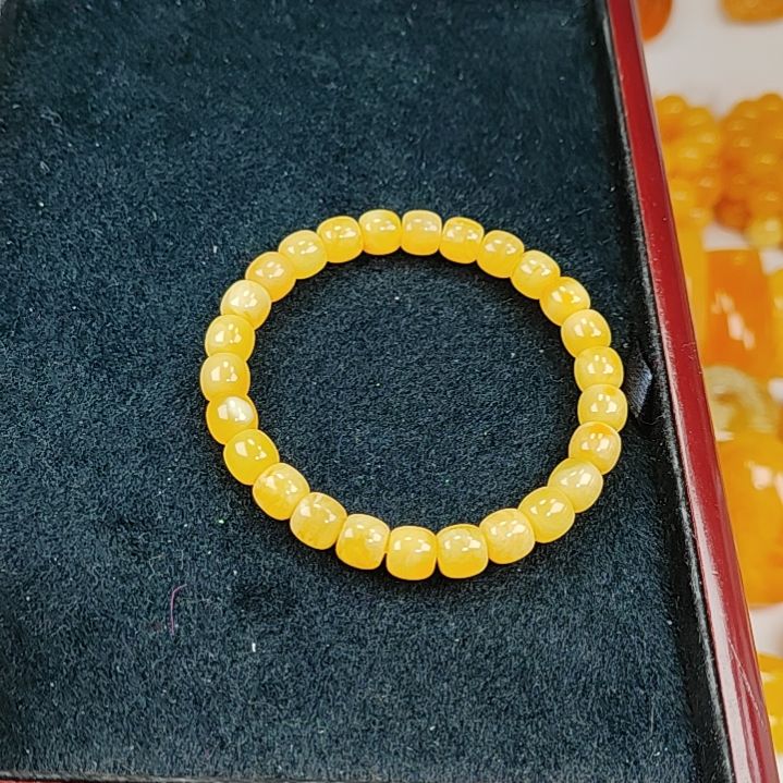 琥珀手串未镶嵌手串7