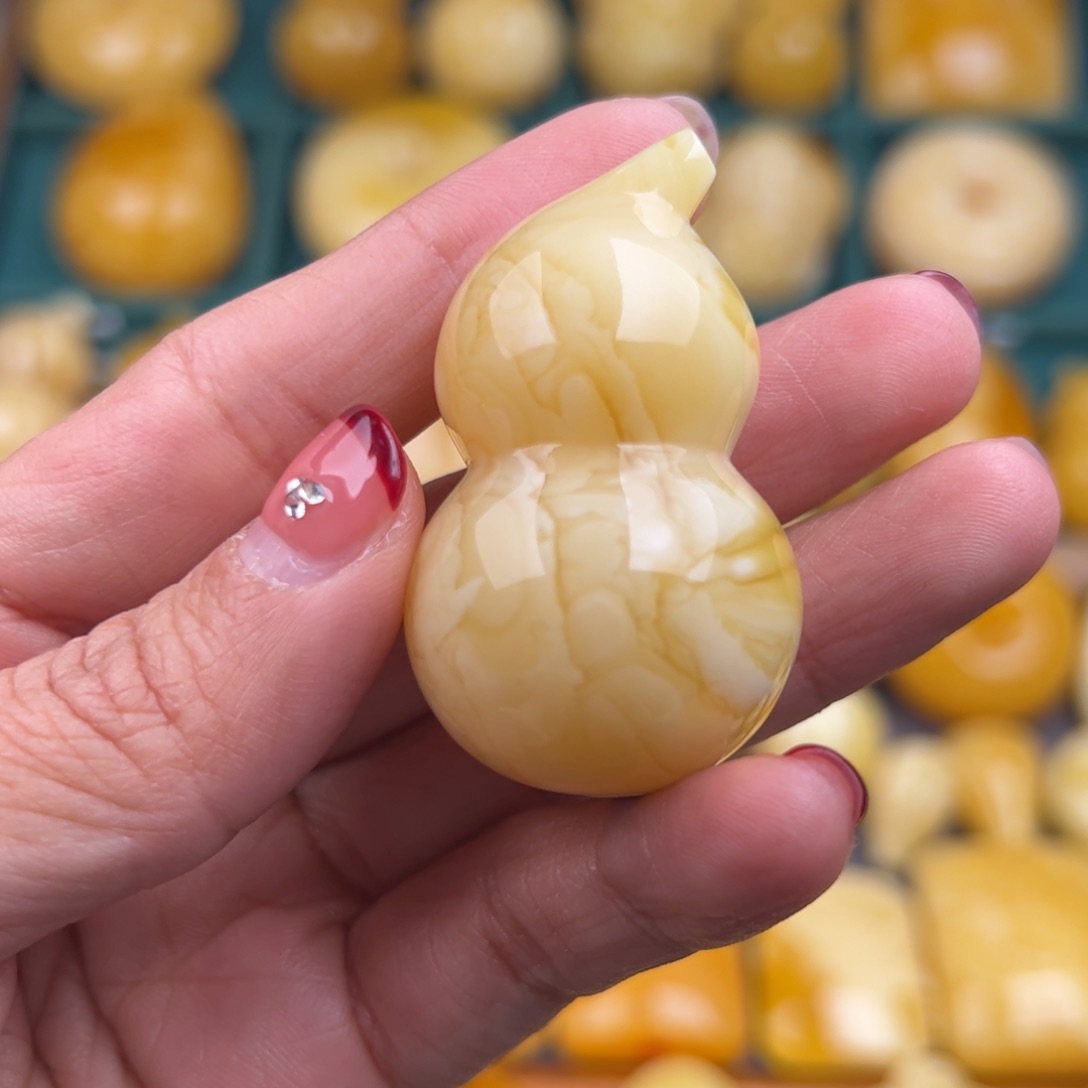 琥珀裸石未镶嵌纯天然琥珀蜜蜡无优化