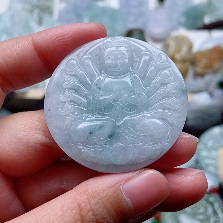 翡翠吊坠(不含链)未镶嵌翡翠