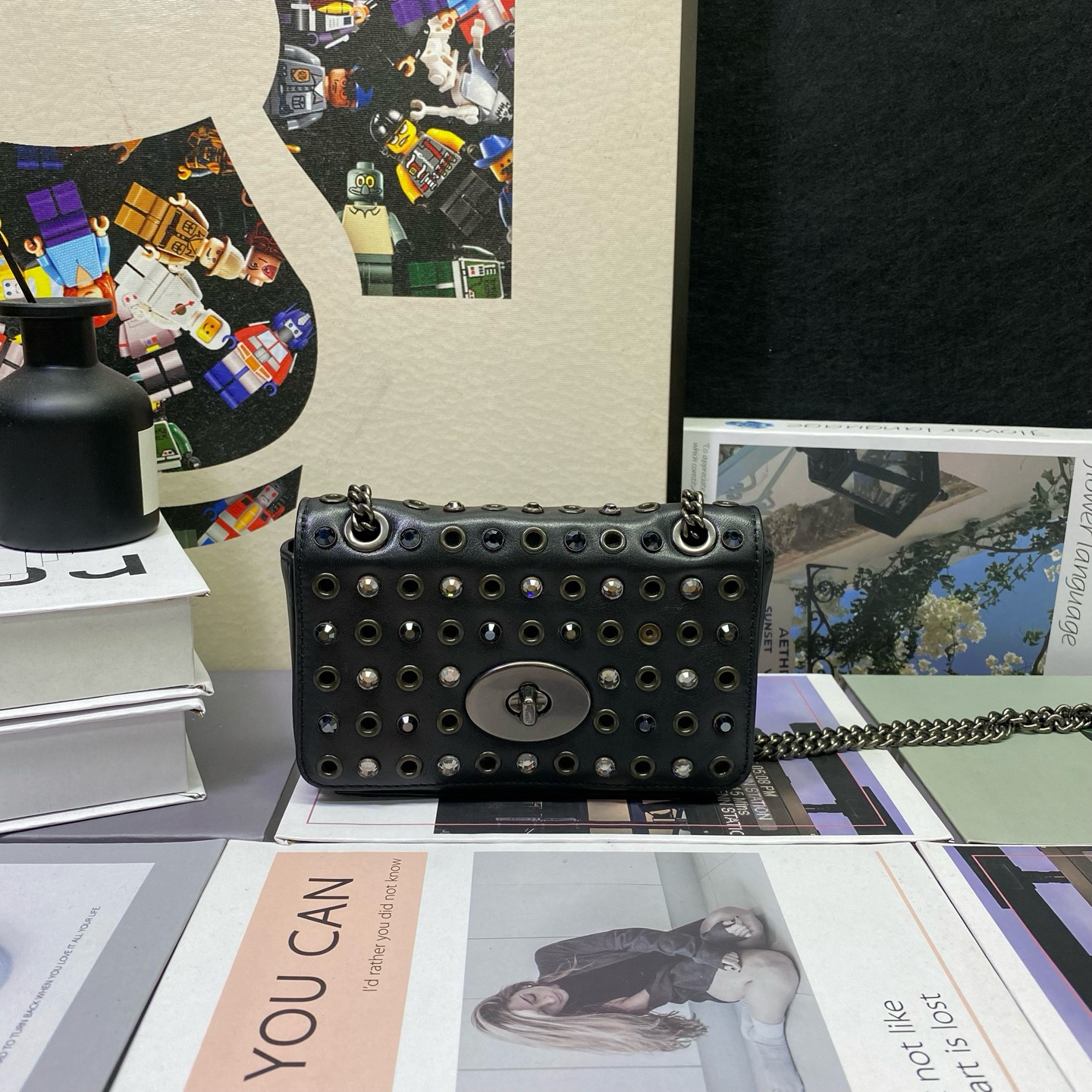 95新 COACH/蔻驰 23129斜挎包17*11