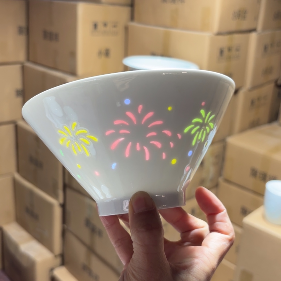 碗瓷景德镇陶瓷两只微瑕