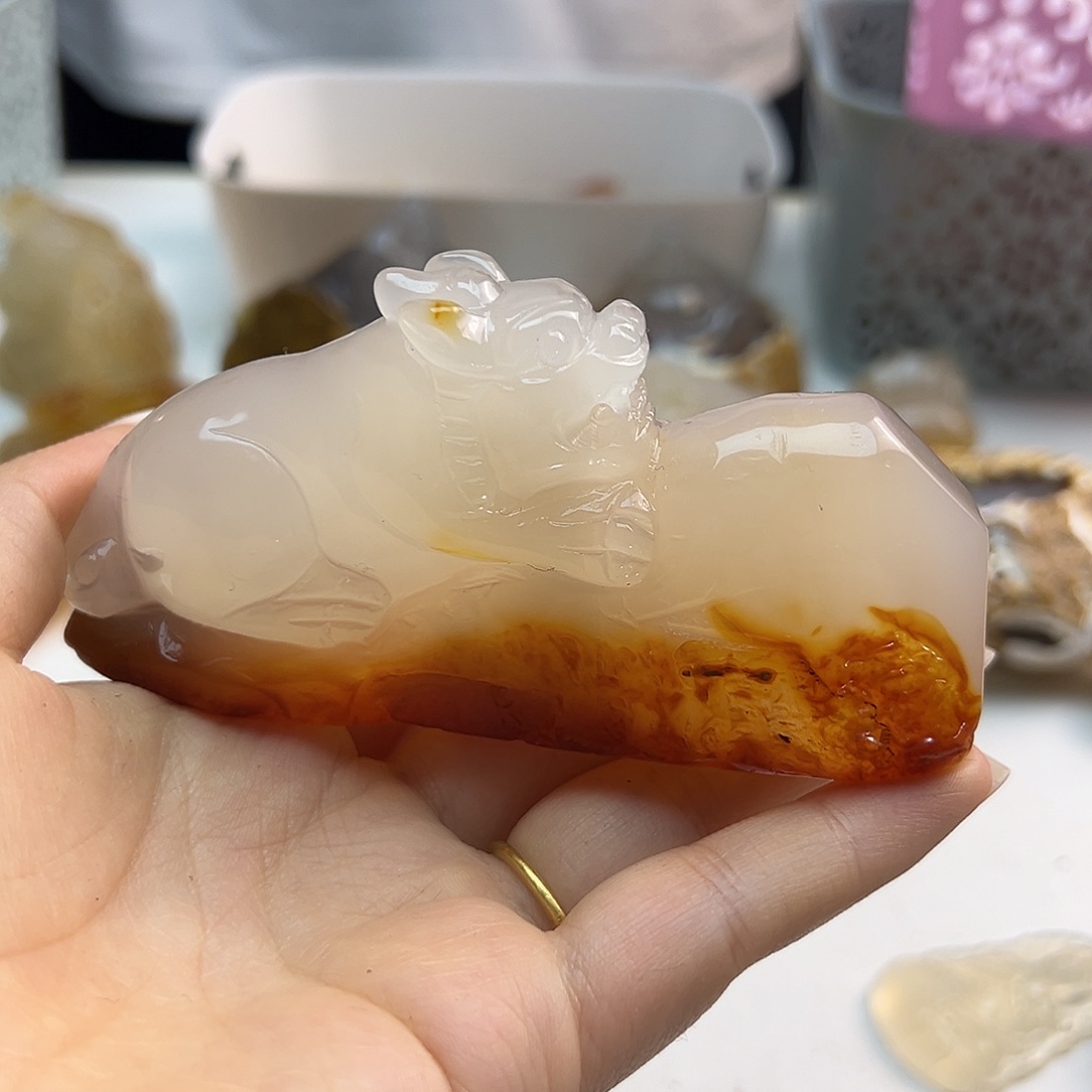 玛瑙/玉髓未镶嵌颈饰