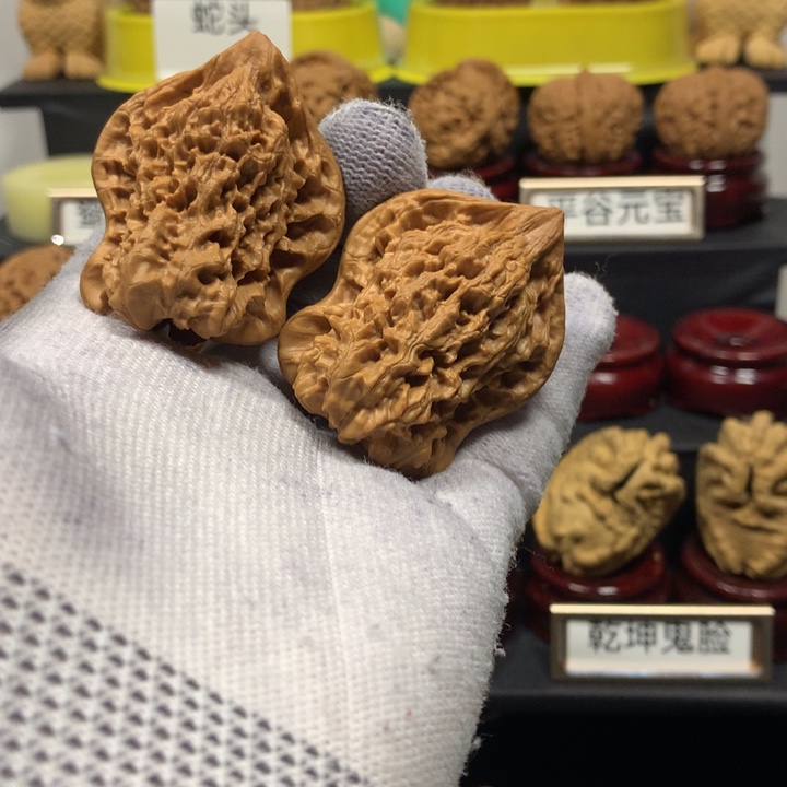 文玩核桃把件鸳鸯鸟47