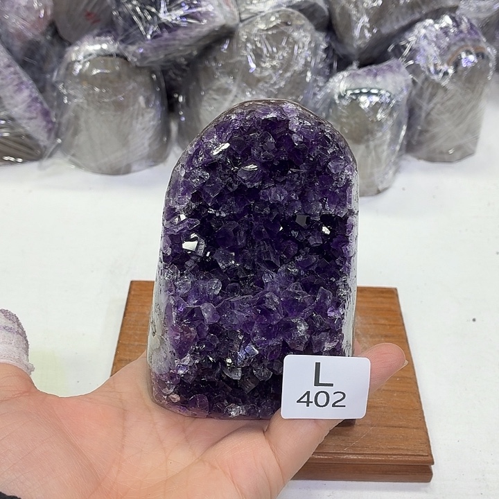 未镶嵌水晶摆件天然紫水晶