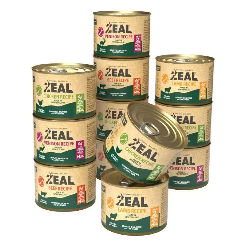 法国ZEAL法斗粮罐装奶油香水果香咖啡香坚果香多种口味罐装100克