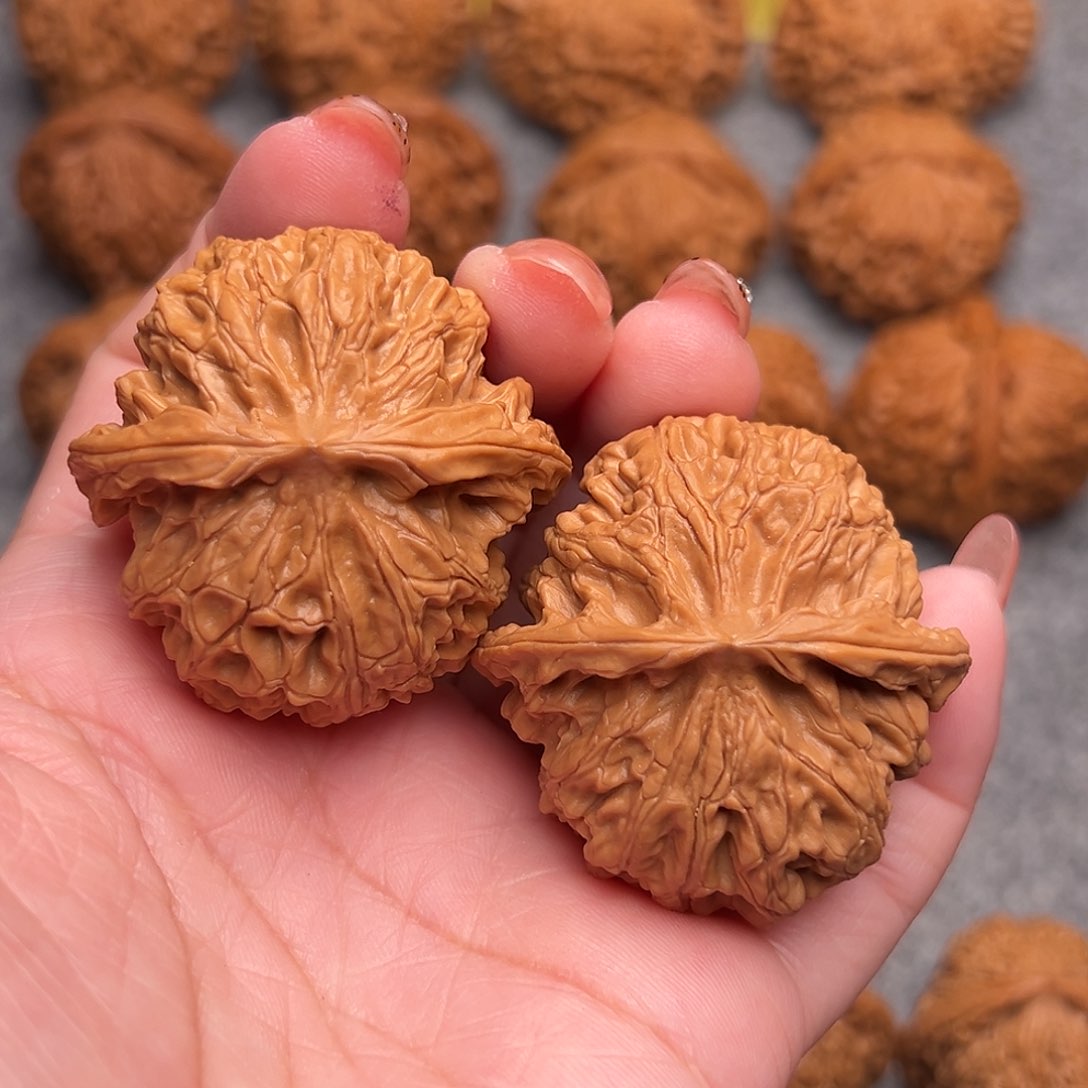 把件文玩核桃精品球型苹果43全品肚43毕业款