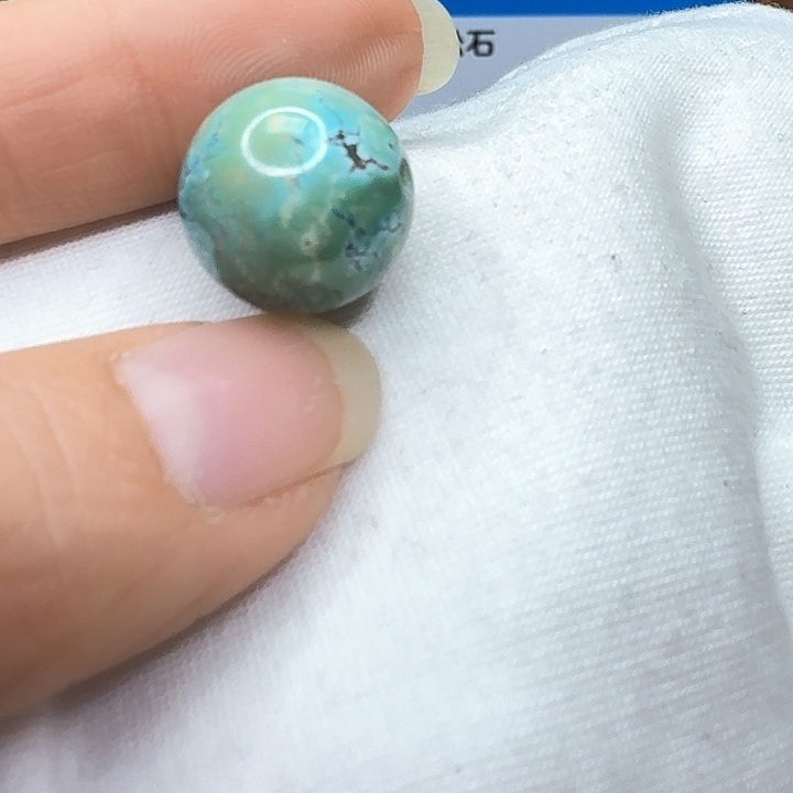 未镶嵌绿松石圆珠卡15