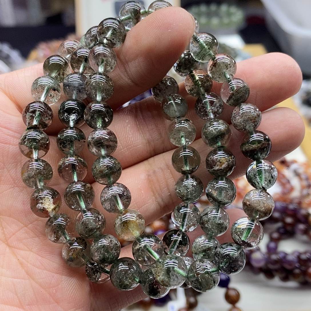 水晶手串未镶嵌多样性发货发一条