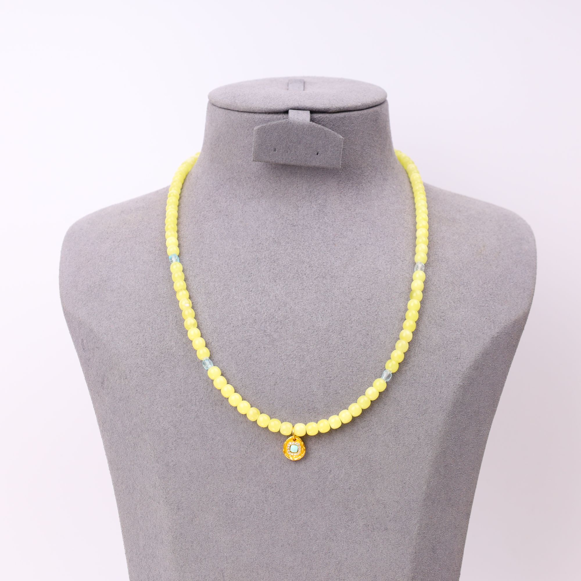 【心如珠宝甄选】蜜蜡老型白蜡项链 新 YCDH1114