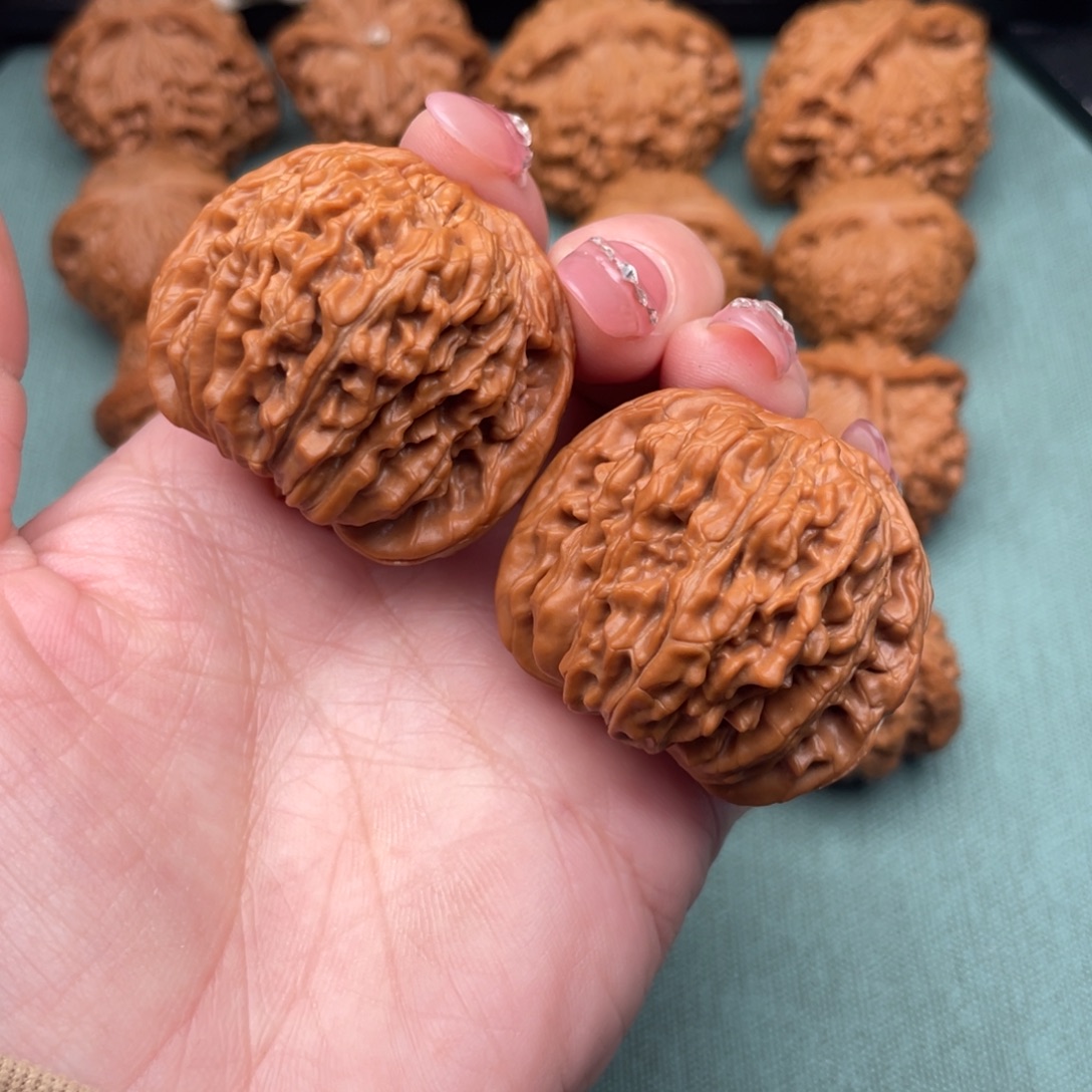 美***包把件文玩核桃全品四座楼40