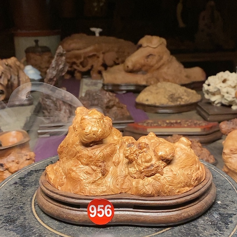 【闪购商品】956号荔枝木香炉工艺