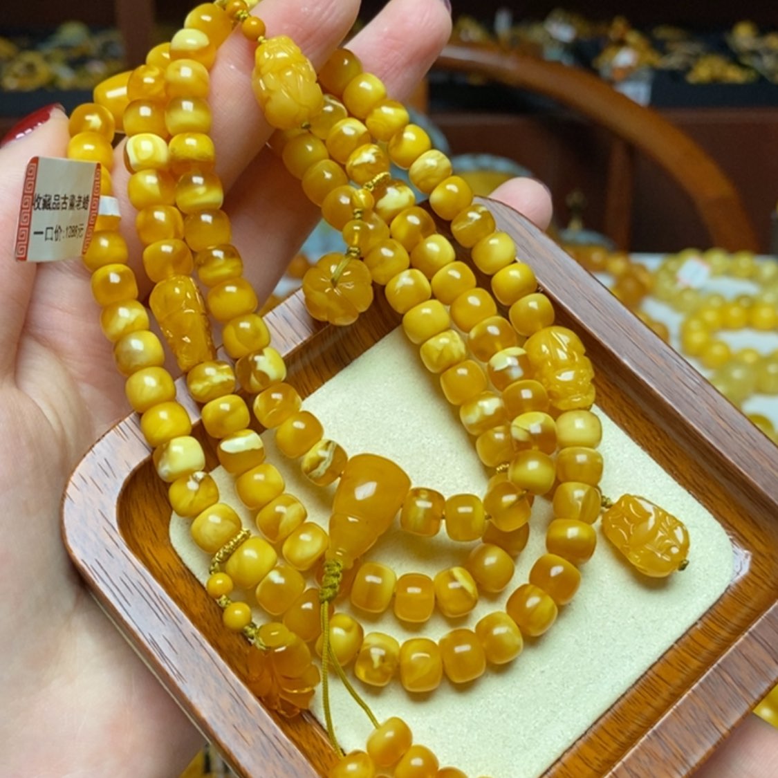 【闪购商品】蜜蜡手链未镶嵌手串