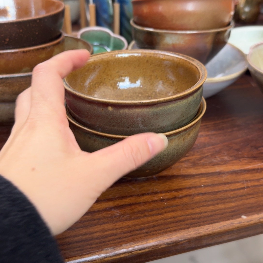 碗景德镇手工手做一对