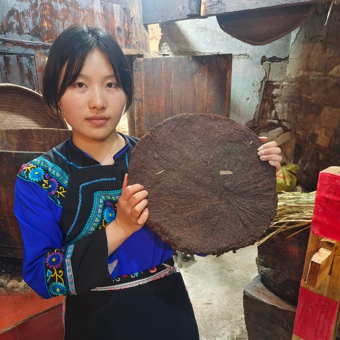 古法压榨菜籽油饼菜籽饼