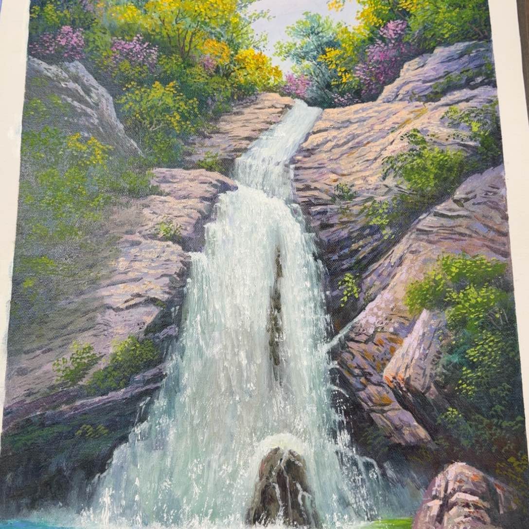 油画在哪呢我想问