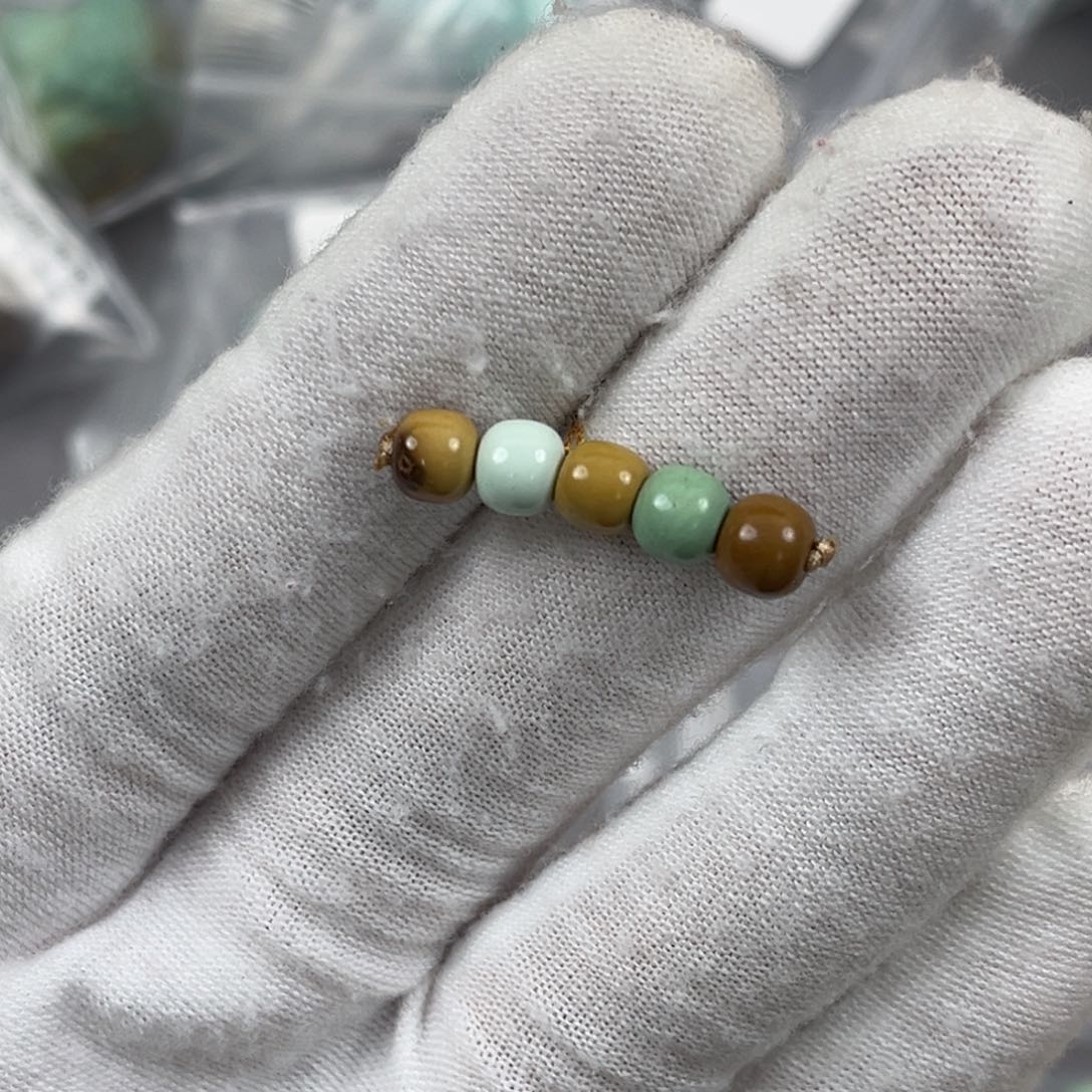 绿松石未镶嵌老型素珠编号29