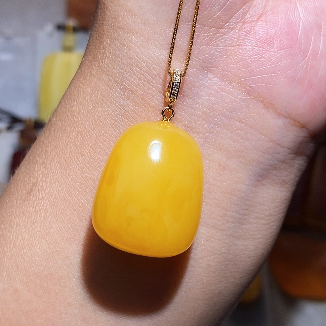 琥珀银S925镶嵌珠宝奇石