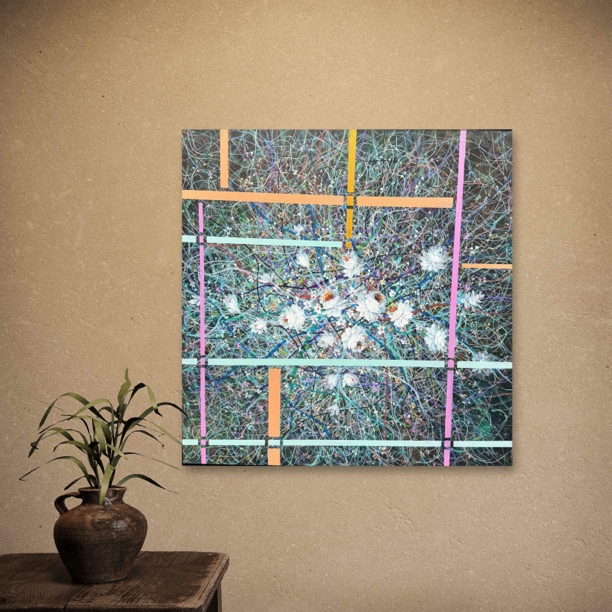 原创油画陈群星老师原创作品尺寸80✖️80厘米