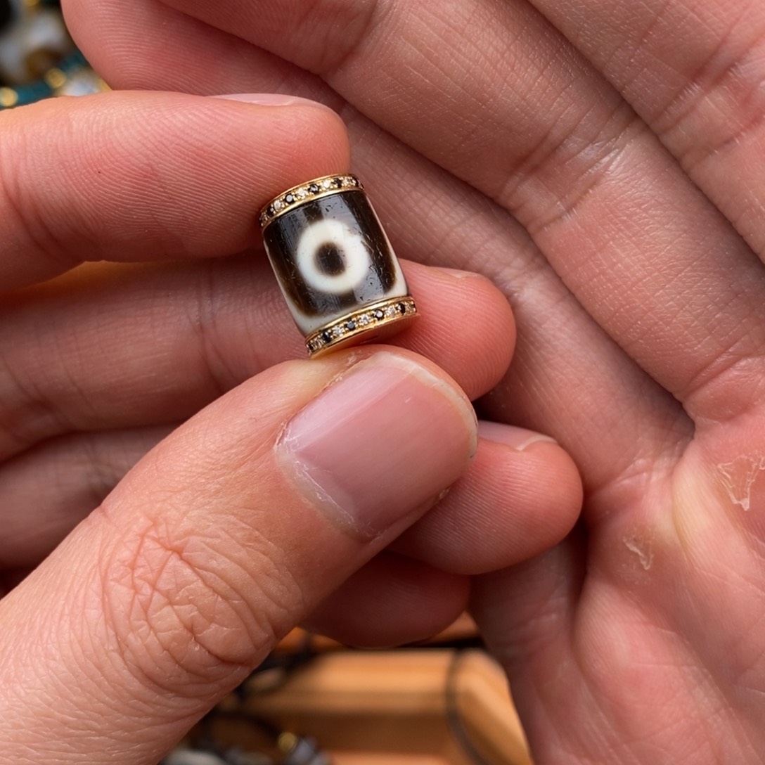 玛瑙/玉髓118K金镶嵌555555555