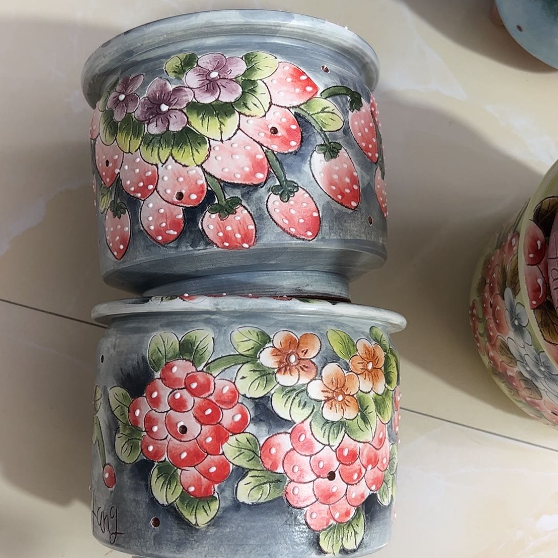景德镇陶瓷花盆景德镇陶瓷花盆