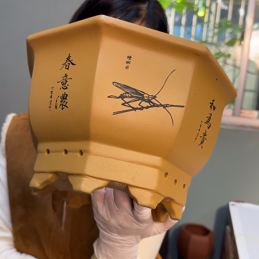 紫砂花盆紫砂口径27