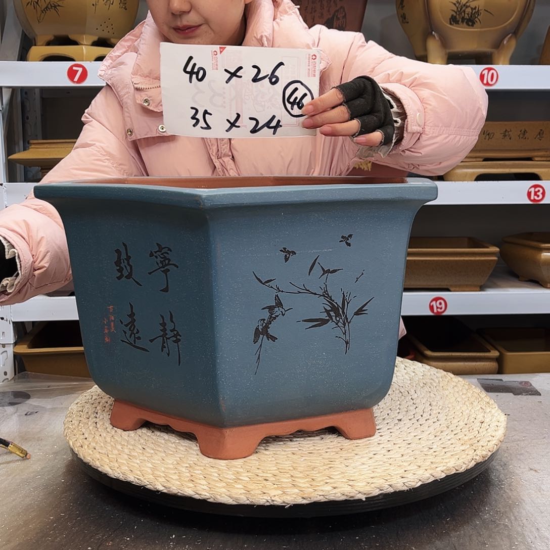 紫砂花盆紫砂花盆