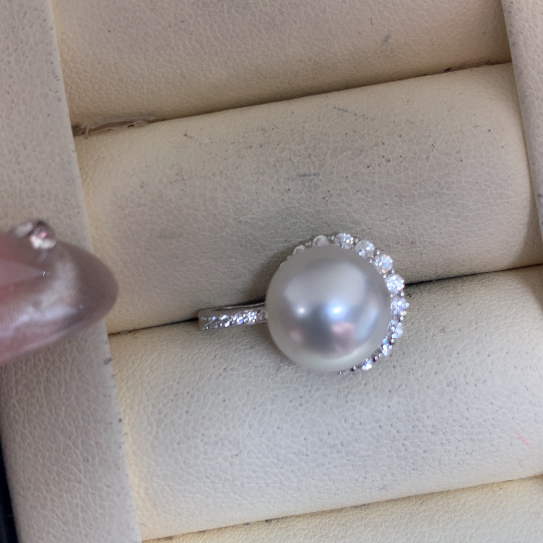 海水珍珠颈饰银S925镶嵌