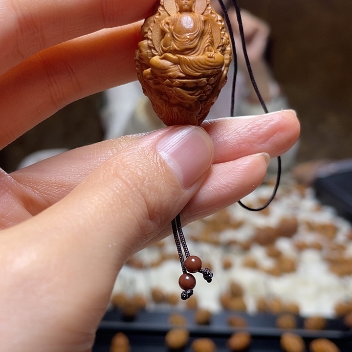 橄榄核手串/手链十八罗汉拜如来