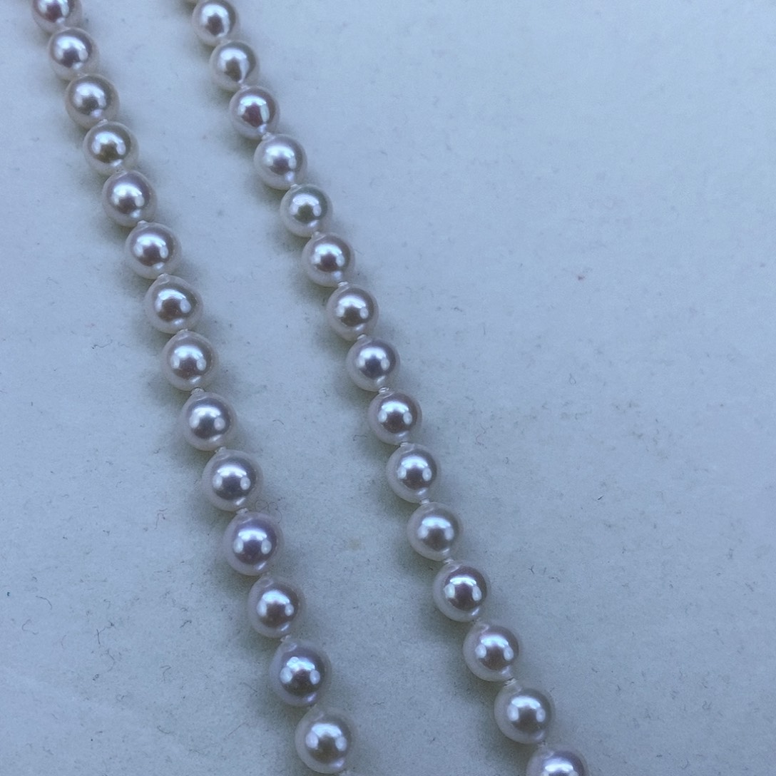 淡水珍珠颈饰银S925镶嵌➕6.7极光炫彩