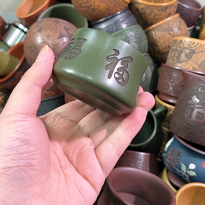 茶杯紫砂全手工紫砂主人杯