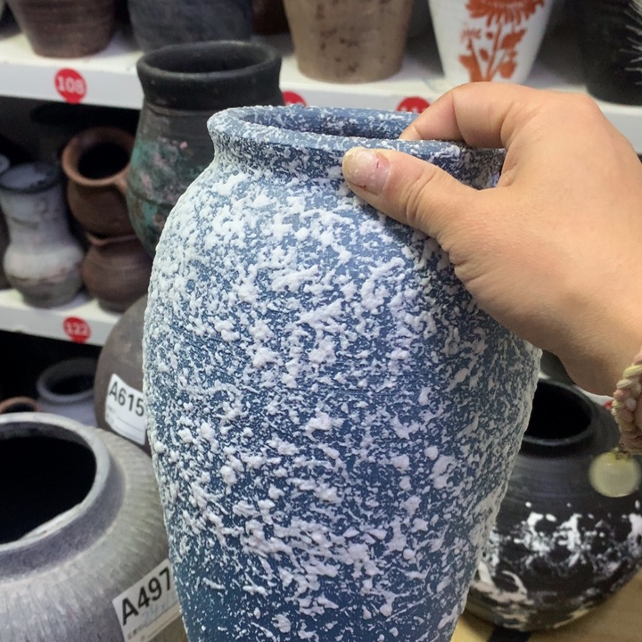 【闪购商品】红陶粗糙盆默认打孔高28口10